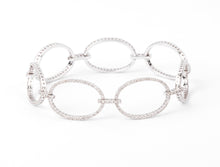 Charger l&#39;image dans la galerie, Bracelet maillons ovales en diamant

