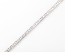 Charger l&#39;image dans la galerie, Bracelet ligne en diamant taille princesse sur or gris
